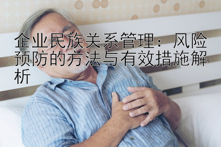 企业民族关系管理：风险预防的方法与有效措施解析